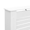 vidaXL Cache-radiateurs 2 pcs Blanc 152x19x81,5 cm MDF