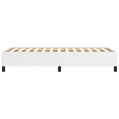 vidaXL Cadre de lit sans matelas blanc 90x190 cm similicuir