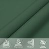 vidaXL Voile parasol tissu oxford triangulaire 4x4x4 m vert fonc&eacute;