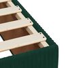 vidaXL Cadre de lit sans matelas vert fonc&eacute; 120x190 cm velours
