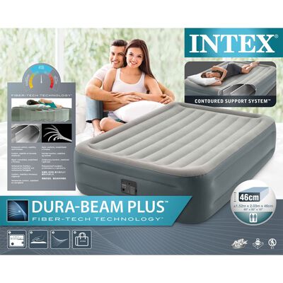 Intex Matelas gonflable Dura-Beam Plus Essential Rest Reine 46 cm