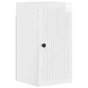 vidaXL Armoire murale de salle de bain EDE Blanc brillant