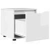 vidaXL Cabinet de salle de bain Blanc brillant 40,5 x 40 x 44 cm