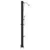 vidaXL Douche solaire ext&eacute;rieure Noir 217 cm PVC et Aluminium