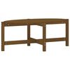 vidaXL Table basse Marron miel 118x63x45 cm Bois massif de pin