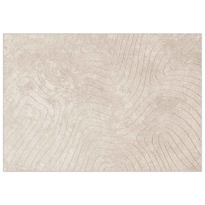 vidaXL Tapis de surface PALMERAS Beige 120 x 170 cm Polyester