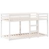 vidaXL Lit superpos&eacute; sans matelas blanc 75x190 cm bois de pin massif