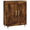 vidaXL Buffet ch&ecirc;ne fum&eacute; 69,5x34x90 cm bois d'ing&eacute;nierie