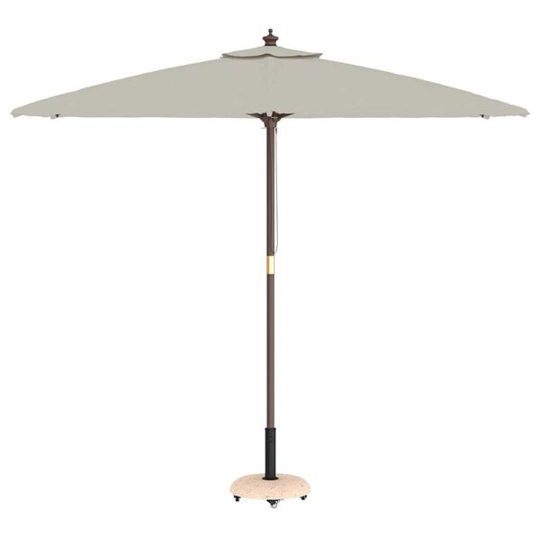 vidaXL Pied de parasol Gris Clair Pierre 45 x 45 x 40 cm Béton