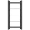 vidaXL Biblioth&egrave;que/S&eacute;parateur de pi&egrave;ce Gris 80x35x160 cm Bois massif
