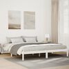 vidaXL Cadre de lit extra long sans matelas 180x220 cm bois massif pin