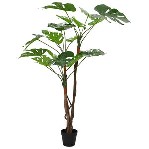 vidaXL Plante Monstera Artificielle Vert 70 x 16 x 130 cm