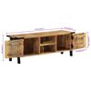 vidaXL Meuble TV 110x35x40 cm bois massif de manguier