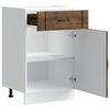 vidaXL Armoire de cuisine Lucca ch&ecirc;ne fum&eacute; bois ing&eacute;nierie