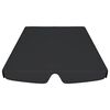 vidaXL Toit de rechange de balan&ccedil;oire noir 188/168x145/110 cm