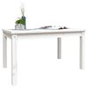 vidaXL Table de jardin blanc 82,5x50,5x45 cm bois massif de pin