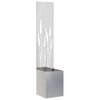 vidaXL &Eacute;cran de confidentialit&eacute; de jardin Fretwork Argent 32 x 150 cm