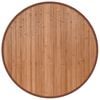 vidaXL Tapis rond naturel 60 cm bambou