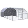 vidaXL Poulailler d'ext&eacute;rieur 3x6x2 m Acier galvanis&eacute;