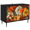 vidaXL Meuble TV GENNEP 69 x 33 x 50,5 cm Ch&ecirc;ne noir Bois d'ing&eacute;nierie