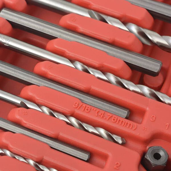 vidaXL Kit d'extracteurs de boulons Acier 25 pi&egrave;ces