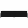 vidaXL Lit &agrave; ressorts avec matelas Noir 140 x 190 cm tissu