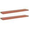vidaXL &Eacute;tag&egrave;re Murale Montage mural 2 pc Rouge 120 x 23,5 x 3,8 cm