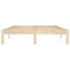 vidaXL Cadre de lit sans matelas bois massif de pin 140x200 cm