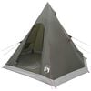 vidaXL 3 personne Vert arm&eacute;e Polyester 185T avec rev&ecirc;tement PU
