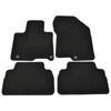 vidaXL Tapis de V&eacute;hicule Motoris&eacute; Noir tissu