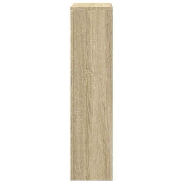 vidaXL Cache-radiateur ch&ecirc;ne sonoma 78x20x82 cm bois d'ing&eacute;nierie