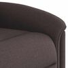 vidaXL Fauteuil inclinable Marron fonc&eacute; Tissu