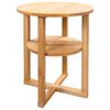 vidaXL Table d'appoint 40 x 50 cm Bois de ch&ecirc;ne massif