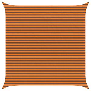 vidaXL Voile d'ombre Orange et marron 4,5 x 4,5 m