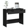 vidaXL Table console noir 90x36x75 cm bois d'ingénierie