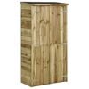 vidaXL Abri &agrave; outils pour jardin Pin 85x48x177 cm