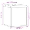 vidaXL Banc de rangement chêne artisanal 42x42x45 cm bois d'ingénierie