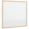 vidaXL Tableau blanc magn&eacute;tique avec cadre en pin massif 60 x 55 cm