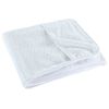 vidaXL Serviettes de plage 2 pcs blanc 75x200 cm tissu 400 GSM