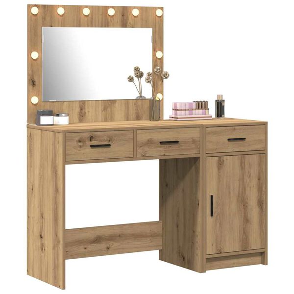 vidaXL Table de Toilette avec tiroir 2 pcs Marron 40 x 41 x 75 cm