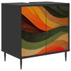 vidaXL Armoire de salle de bain BONN Ch&ecirc;ne noir 60 x 40 x 61 cm