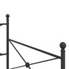 vidaXL Lit de jour sans matelas noir 100x190 cm acier