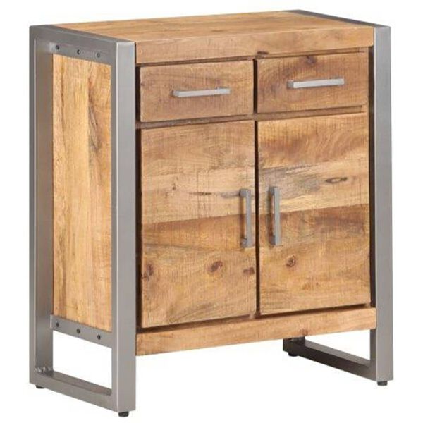 vidaXL Buffet 60x35x72 cm Bois de manguier brut