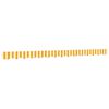 vidaXL Tissu de remplacement de cantonni&egrave;re d&rsquo;auvent jaune blanc 350 cm