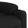 vidaXL Fauteuil de massage inclinable Noir Tissu