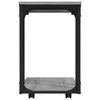 vidaXL Table d'appoint à roues Sonoma gris 50x35x55,5 cm