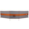vidaXL Brise-vent de camping gris et orange 490x123 cm imperm&eacute;able