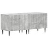 vidaXL Meuble TV Gris b&eacute;ton Bois d'ing&eacute;nierie