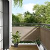 vidaXL &Eacute;cran de balcon taupe 75x1000 cm 100% polyester oxford