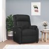 vidaXL Fauteuil de massage Noir Similicuir
